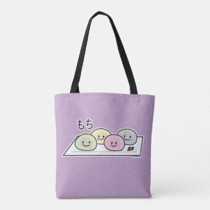 Niedlicher Mochi-Eiskremkuchen Japanischer grüner  Tasche