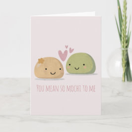 Niedlicher Mochi-Valentinstag