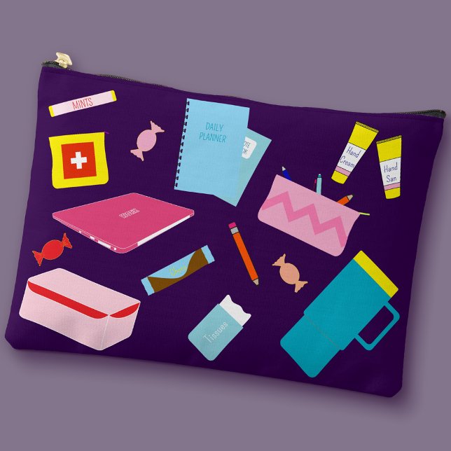 Niedlicher moderner Lehrer muss den Pouch erhalten Zubehörtasche (Teacher Pouch)