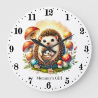 Niedlicher Mommy-Igel gibt Namen