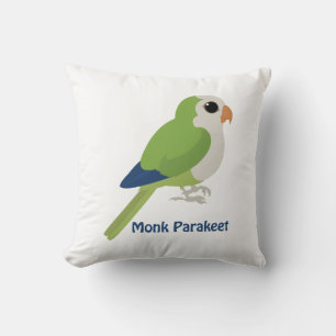 Niedlicher Monk Parakeet Kissen