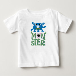 Niedlicher Monster-Kleinkind-T - Shirt