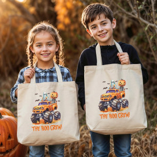 Niedlicher Monster Truck Moderne Boo Crew Hallowee Tragetasche