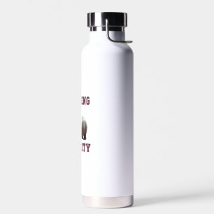Niedlicher MOO DENG SECURITY Vater Baby Hippo Papa Trinkflasche
