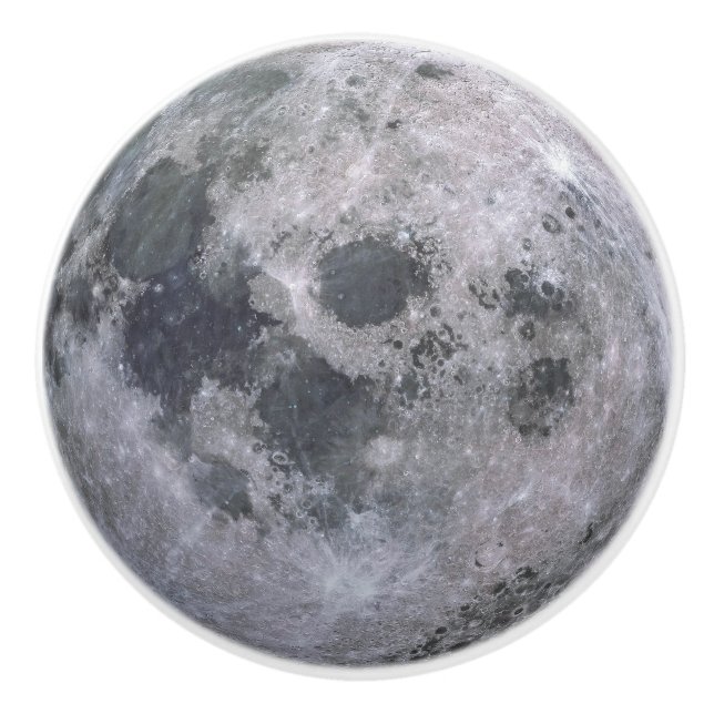 Niedlicher Moon Space Drawer Handgriff Keramikknauf (Vorderseite)