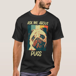 Niedlicher Mops für Männer Haustiere Hunde Welpen T-Shirt