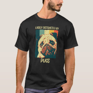 Niedlicher Mops für Männer Haustiere Hunde Welpen  T-Shirt