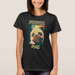 Niedlicher Mops für Männer Haustiere Hunde Welpen T-Shirt