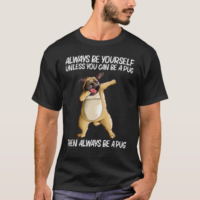 Niedlicher Mops für Männer Mops Dosierung Dosierun T-Shirt (Vorderseite)