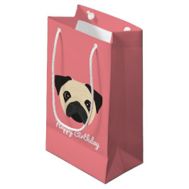 Niedlicher Mops Kleine Geschenktasche Kleine Geschenktüte