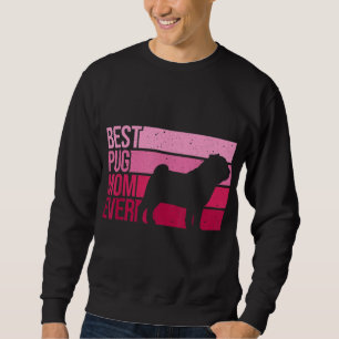 Niedlicher Mops Kunst für Mama Frauen Haustiere Hu Sweatshirt