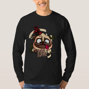 Niedlicher Mops Liebe Klassischer T - Shirt 145