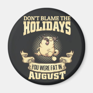 Niedlicher Mops Magnet