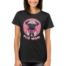 Niedlicher Mops Mama Hund Lover