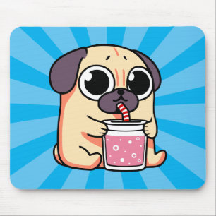 Niedlicher Mops Mousepad