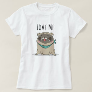 Niedlicher Mops T - Shirt