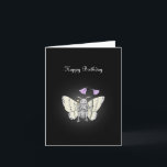Niedlicher Moth Goth Forest Hexe Creepy Niedliche  Karte<br><div class="desc">Von albernen Witzen bis zu seriösen romantischen Aussagen, MiKa Art Zazzle Shop hat für jeden etwas. Canadiana, japanische Geschenke, Schmuck, Hüllen für elektronische Geräte, lustige Knöpfe, Tasse Tassen, Ornamente, Karten und Plakate... . Bitte nehmen Sie sich etwas Zeit und schauen Sie sich um. Vielleicht finden Sie sogar etwas, von dem...</div>