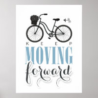 Niedlicher Motivierend Behalt mit dem Fahrrad vorw