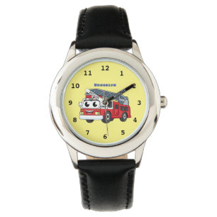 Niedlicher Motor Cartoon Armbanduhr