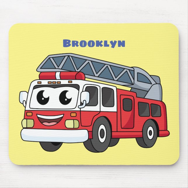 Niedlicher Motor Cartoon Mousepad (Vorne)