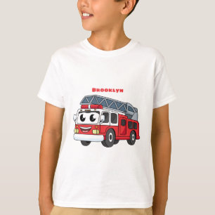 Niedlicher Motor Cartoon T-Shirt