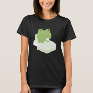 Niedlicher müder Frosch T-Shirt