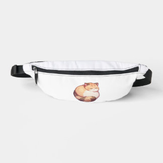 Niedlicher Munchkin Cat Sleeping Classic T - Shirt Bauchtasche