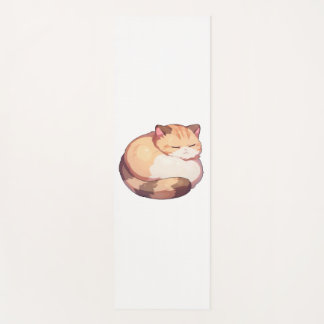 Niedlicher Munchkin Cat Sleeping Classic T - Shirt Yogamatte
