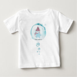 Niedlicher Name der Hamster-Seifenblase Baby T-shirt