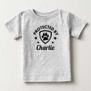 niedlicher Name des benutzerdefinierten Hundes "Pr Baby T-shirt