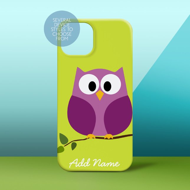 Niedlicher Name des Cartoon Owl title_seo2 (Personalized Phone Case)