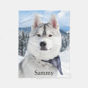 Niedlicher Name des Fotos Fleece Blankon