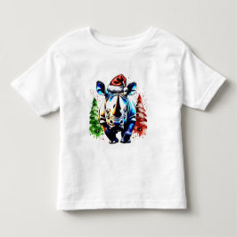 Niedlicher Nashorn Kleinkind T-shirt