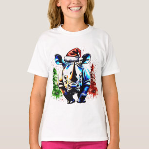 Niedlicher Nashorn T-Shirt