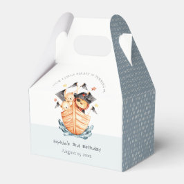 Niedlicher Nautical Pirate Ship Lion Cub Kindergeb Geschenkschachtel