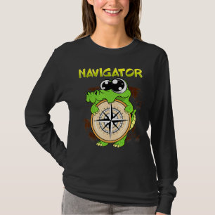 Niedlicher Navigator Welligator-Kompass T-Shirt