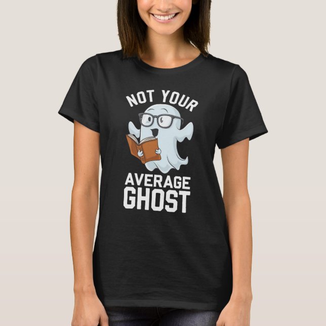 Niedlicher Nerd Ghost T-Shirt (Vorderseite)