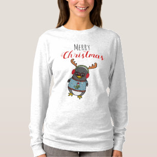 Niedlicher Nerd Pinguin Graphic Ugi Christmas Sw T-Shirt
