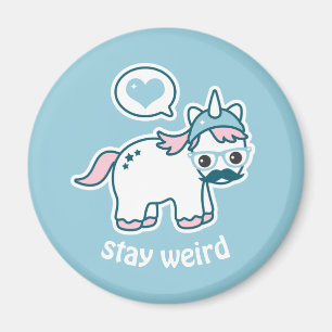 Niedlicher NerdUnicorn Magnet