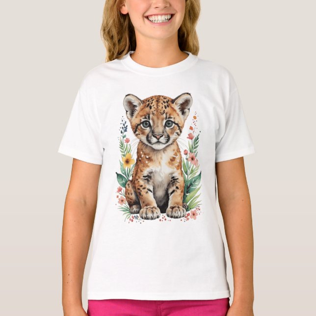 Niedlicher niedlicher Katzenkuchen T-Shirt (Vorderseite)