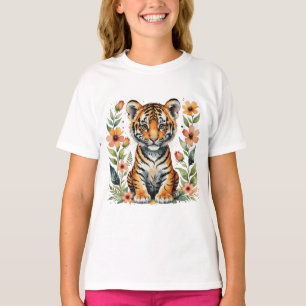 Niedlicher niedlicher Tiger T-Shirt