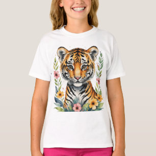 Niedlicher niedlicher Tiger T-Shirt