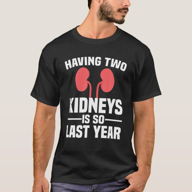 Niedlicher Nierenspender Kunst Männer Frauen Niere T-Shirt (Vorderseite)