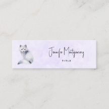 Niedlicher Nordic Fox mit floralen Markierungen