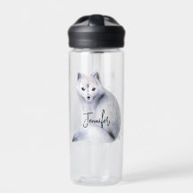 Niedlicher Nordic Fox mit floralen Markierungen