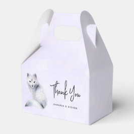 Niedlicher Nordic Fox mit floralen Markierungen Vi Geschenkschachtel