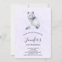 Niedlicher Nordischer Fox mit Blumendesigns zum Ge