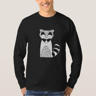 Niedlicher Nordischer Winterfox-Neuheit skandinavi T-Shirt