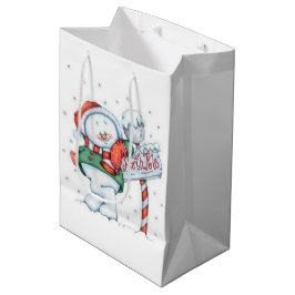Niedlicher Nordpol Mittlere Geschenktüte