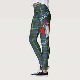 Niedlicher Nova Scotia Leuchtturm-Tartan Leggings